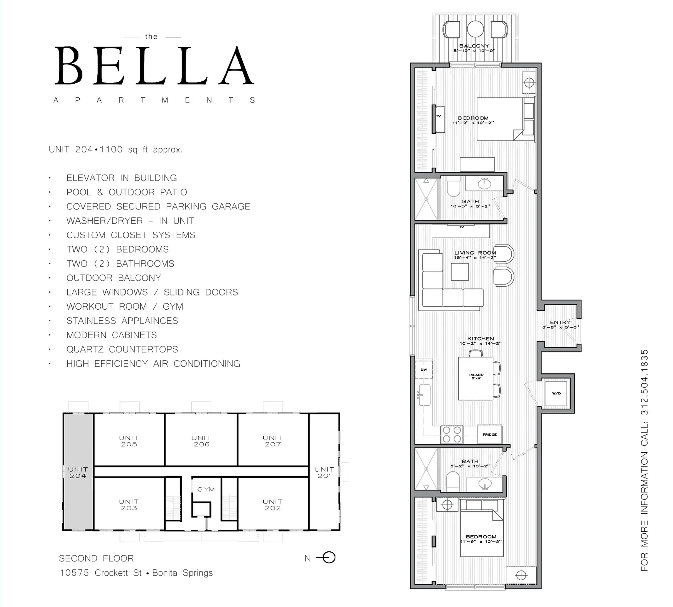 Residence 204 floorplan