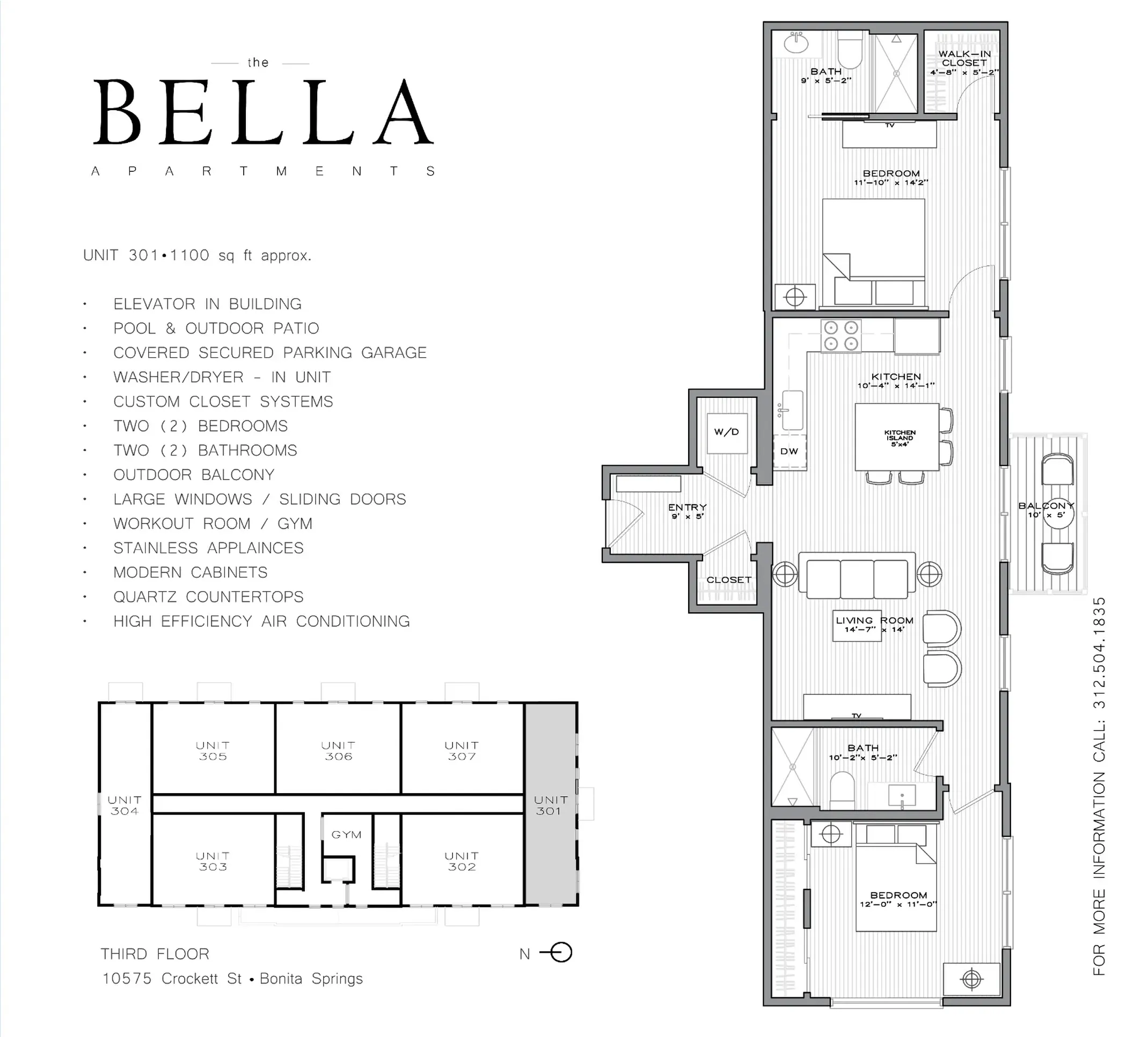 Residence 301 floorplan