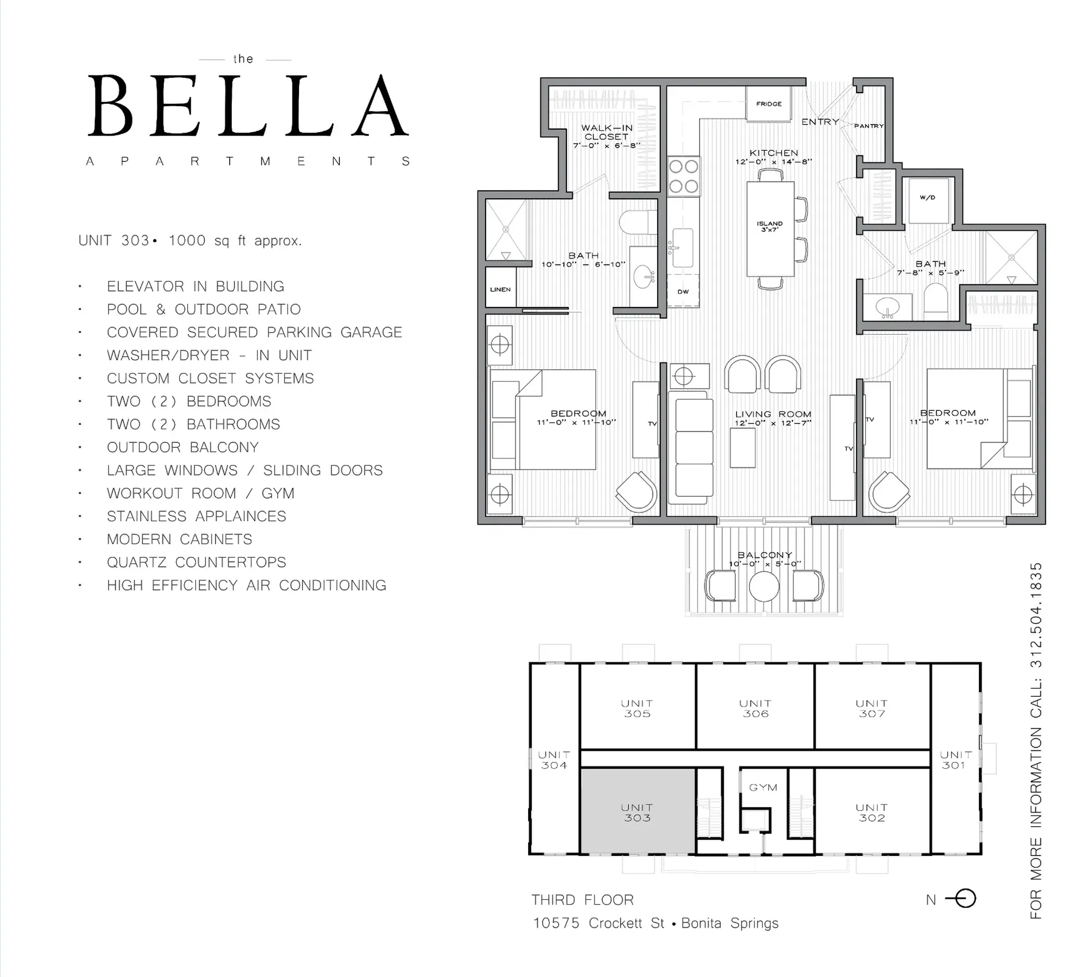 Residence 303 floorplan