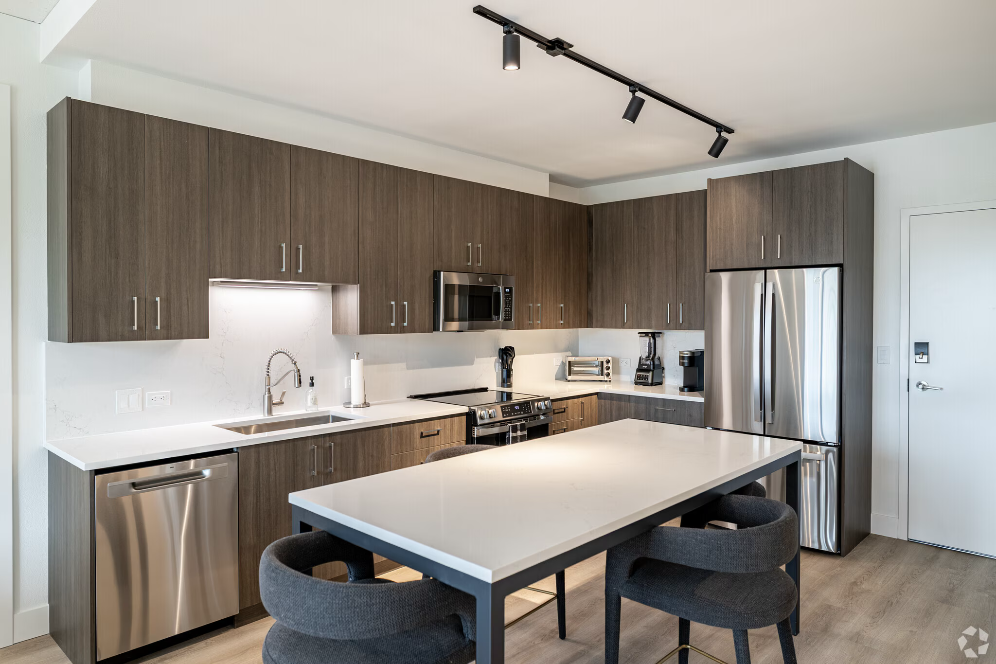 Two bedroom kitchen at Bella Apartments